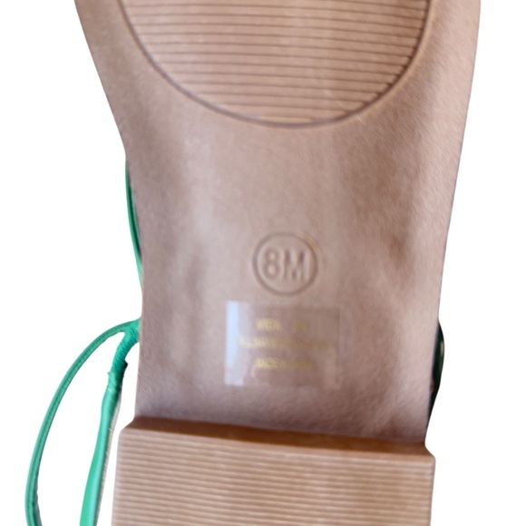 NWT Joie Green Strappy Sandals Size 8 - Picture 2 of 6